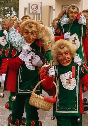 Burgnarren beim Umzug
