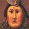 Historische Maske aus Neufra aus dem 19. Jahrhundert